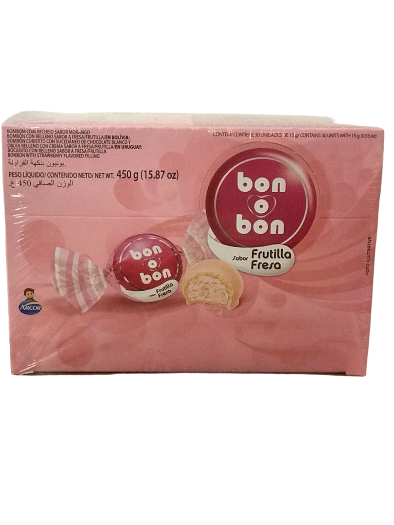 CHOCOLATE BON O BON FRESA 450g 12/30u