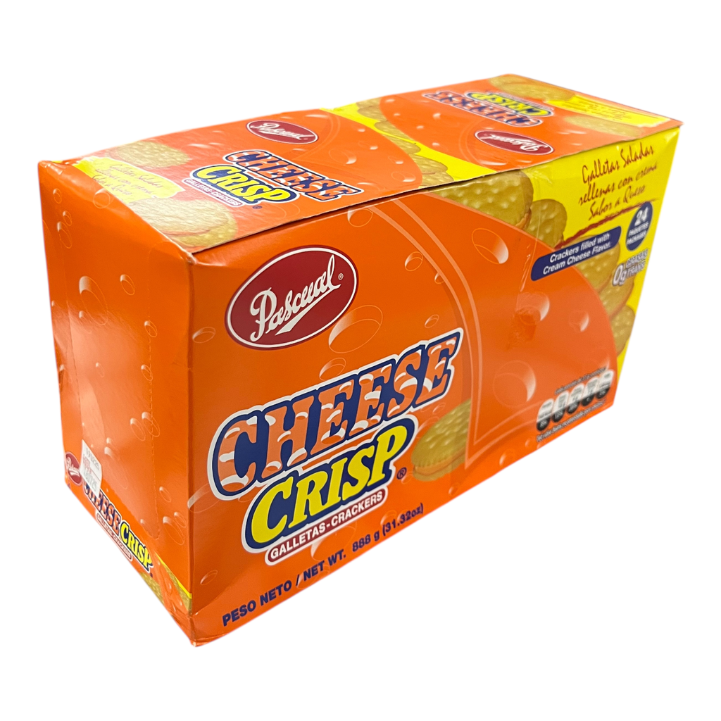 GALLETA PASCUAL CHEESE CRISP AMARILLO 888g/24