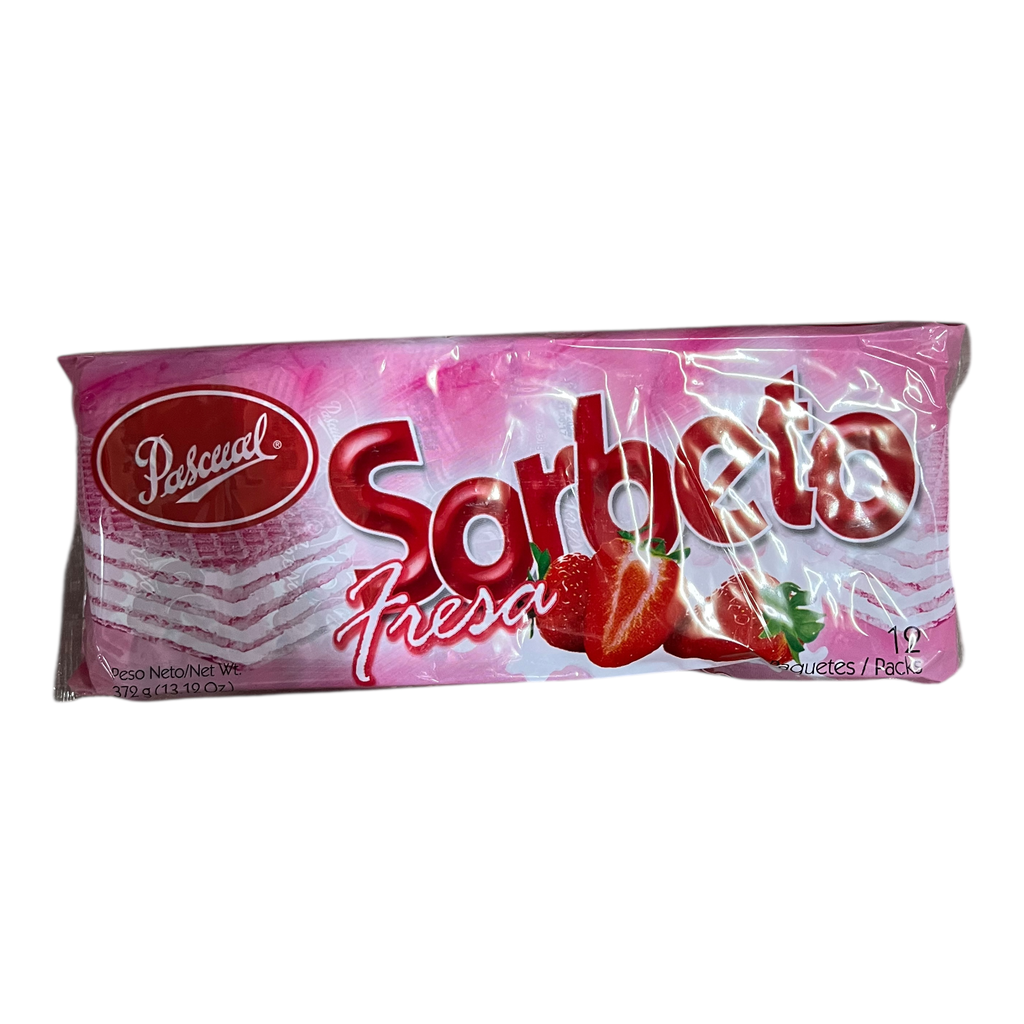 GALLETA PASCUAL SORBETO FRESA 372g/12