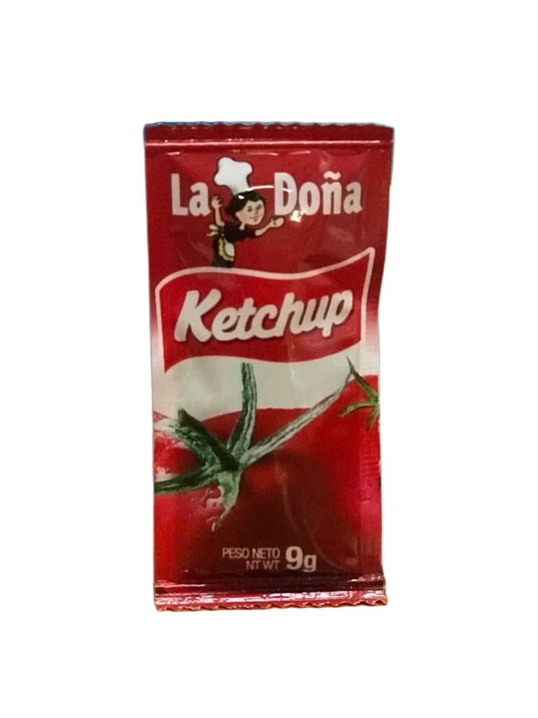 KETCHUP SOBRE LA DOÑA CAJA 9g/500u