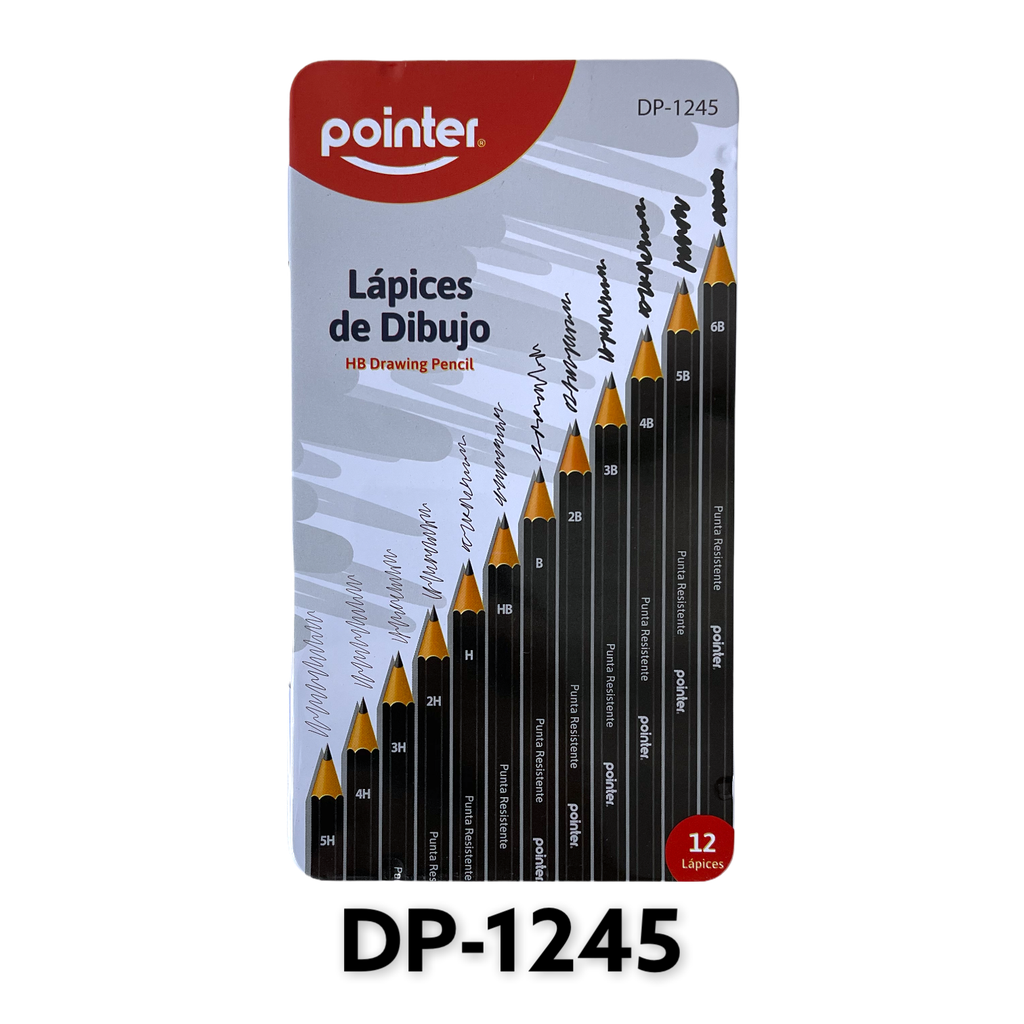 LAPICES DE DIBUJO POINTER 12pza