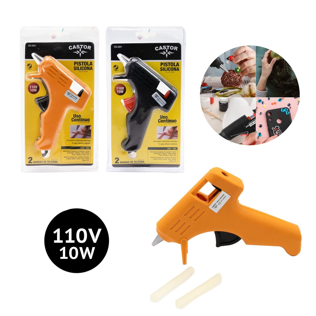 PISTOLA SILICONA CHICO CASTOR