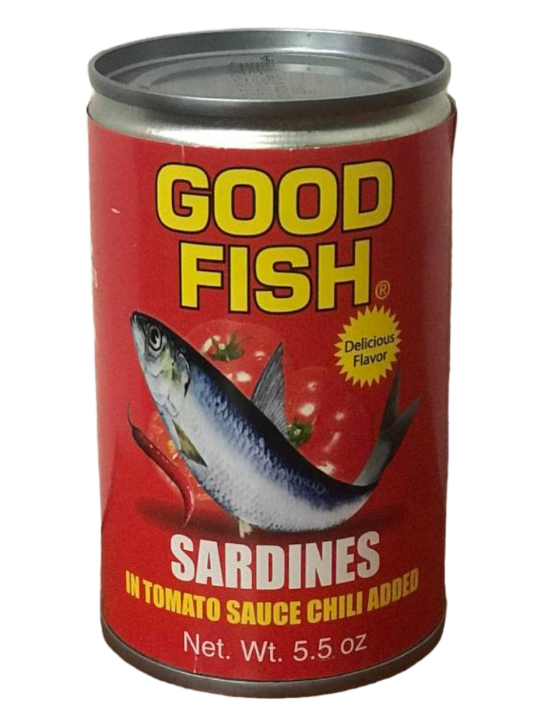 SARDINA GOOD FISH EN SALSA DE TOMATE PICANTE 5.5oz/50