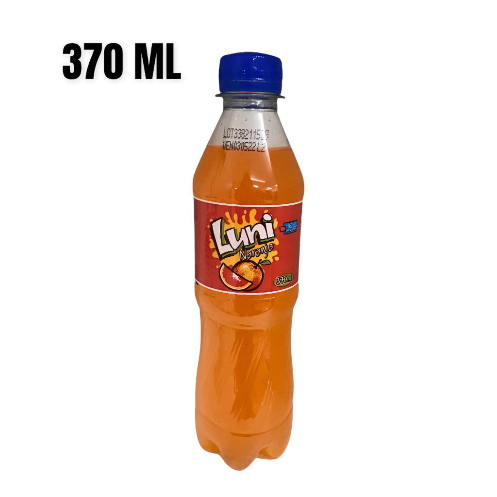 SODA LUNI NARANJA PLASTICO 455ML/24