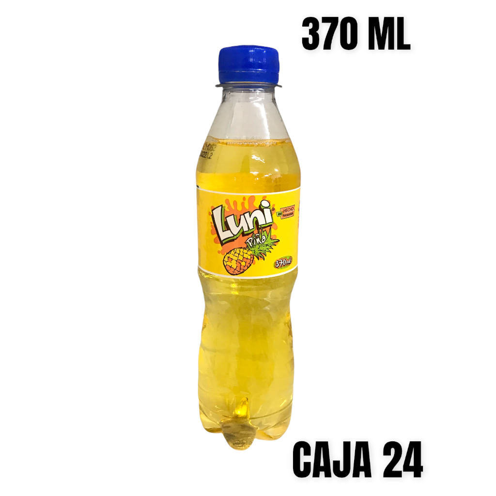 SODA LUNI PIÑA PLASTICO 455ML/24