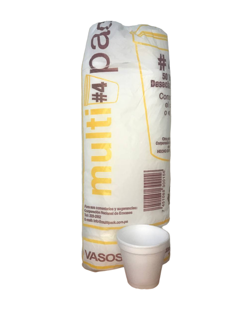 VASO FOAM MULTIPACK #4oz 20/50u