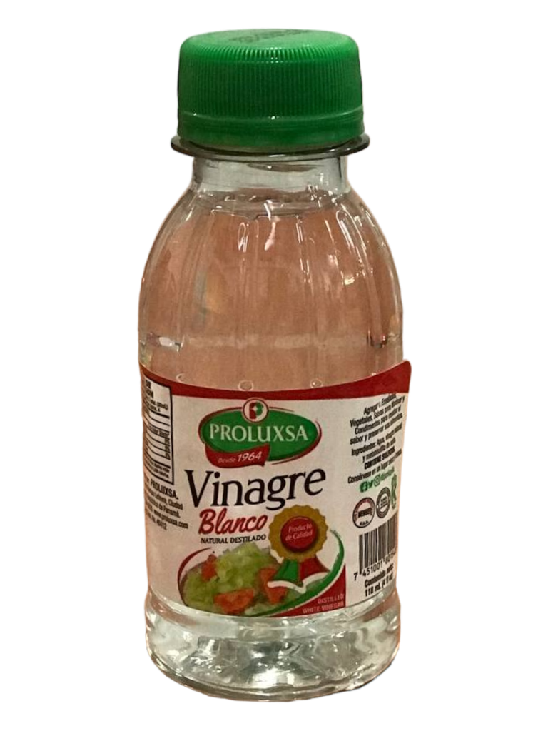 VINAGRE BLANCO PROLUXSA 4oz 118ml/36