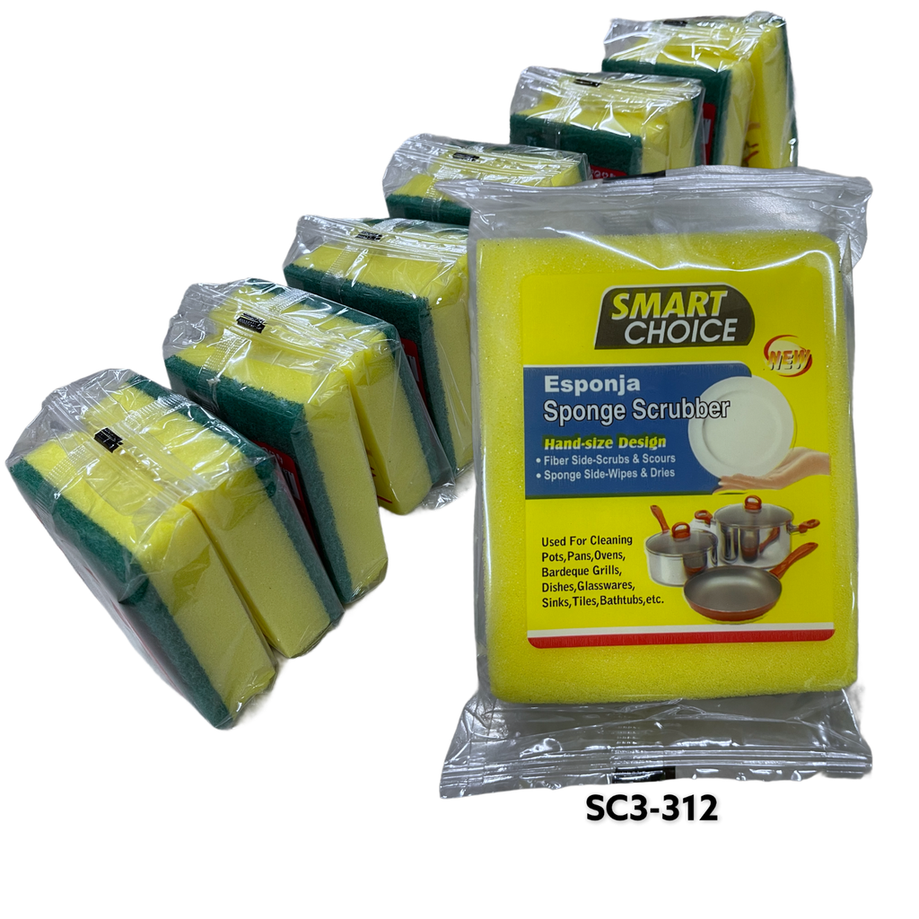 BRILLO DE ESPONJA SMART CHOICE (DOCENA)