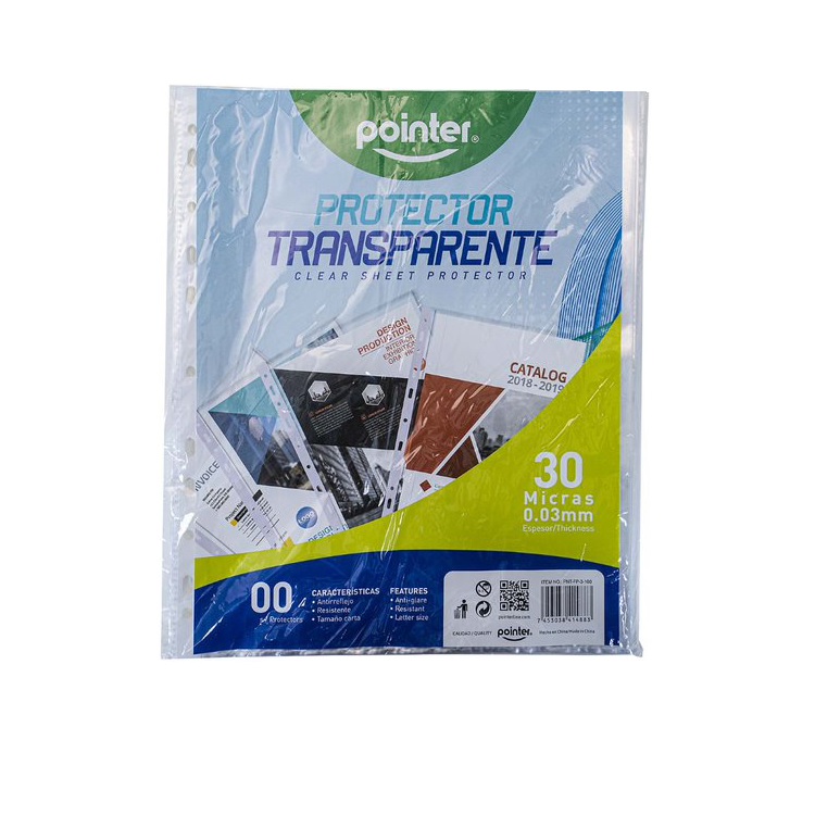Protector Transparente 30micras 100pza POINTER