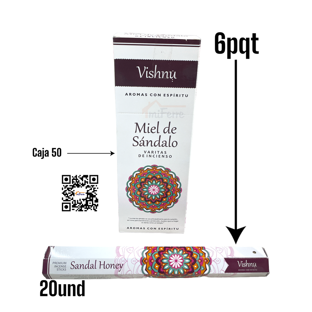 PQT INCIENSO MIEL DE SANDALO SAV