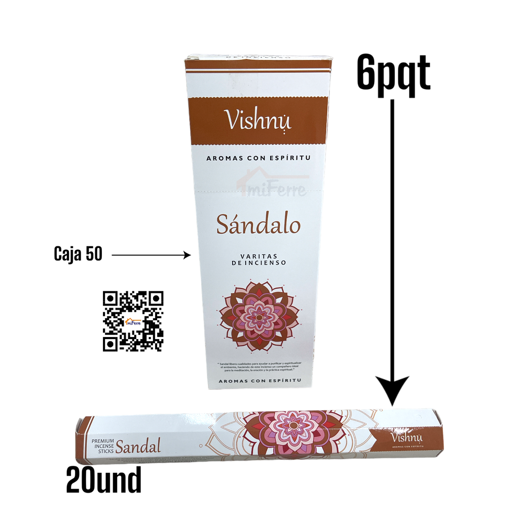 PQT INCIENSO SANDALO SAV