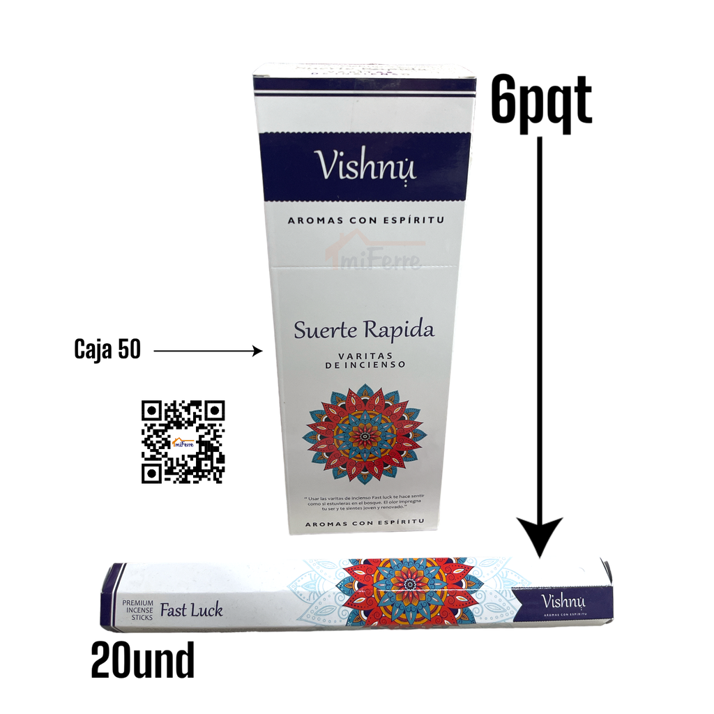 PQT INCIENSO SUERTE RAPIDA SAV
