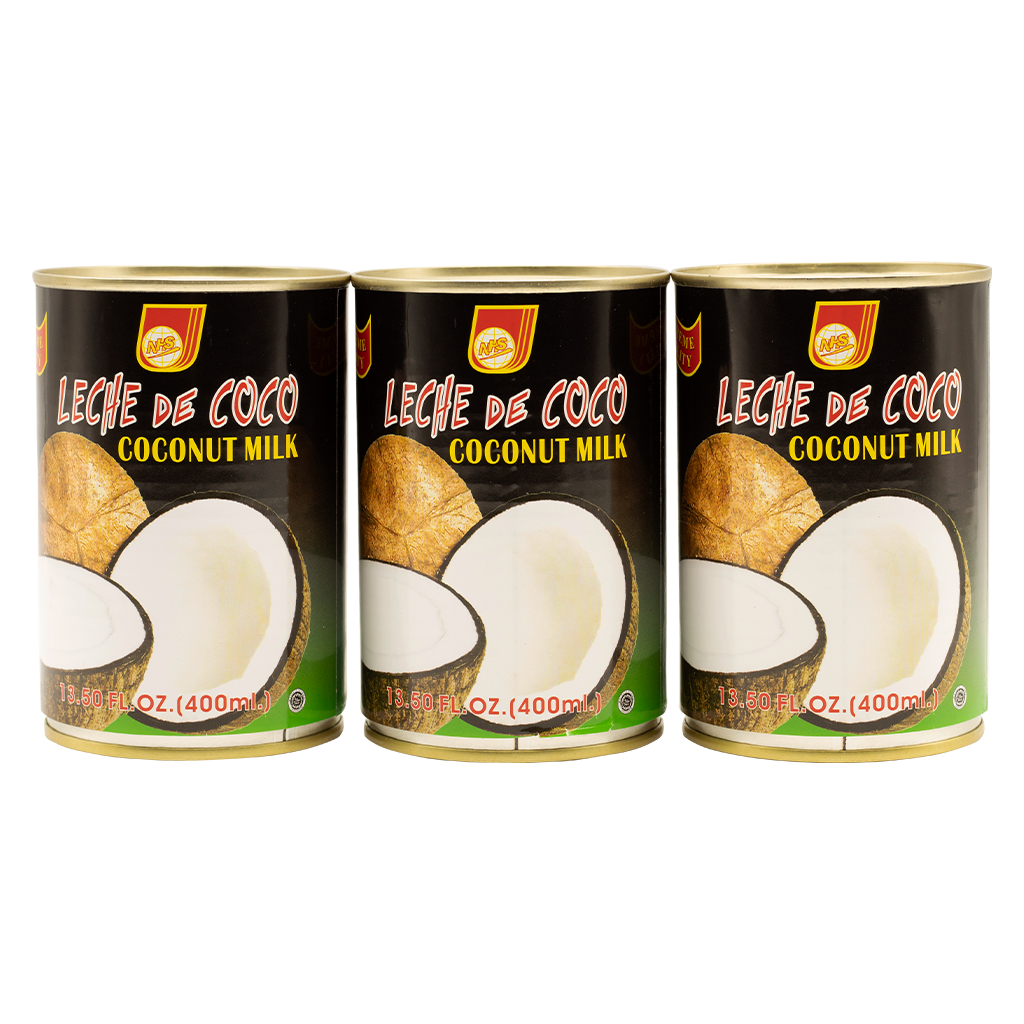 3PACK LECHE DE COCO NHS 400ml