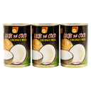 3PACK LECHE DE COCO NHS 400ml