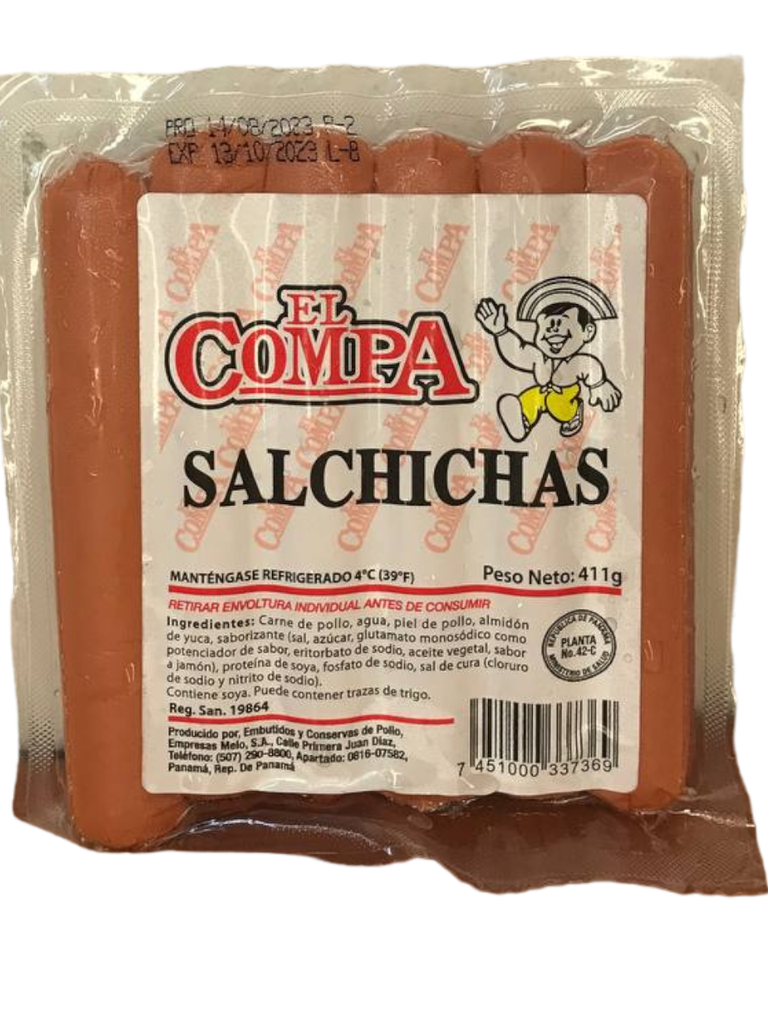 SALCHICHAS EL COMPA 411g