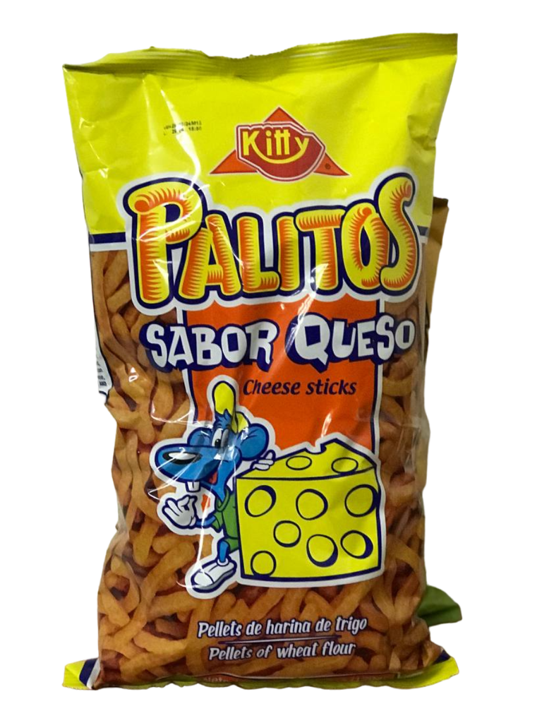 2-PACK CHICHARRON CON LIMON 60g Y PALITO DE QUESO 120g KITTY/8