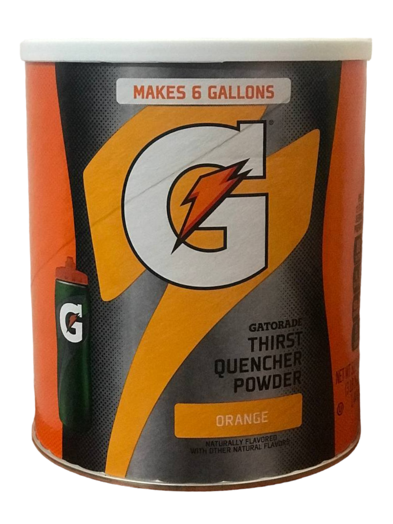 GATORADE EN POLVO DE NARANJA 6 GALONES