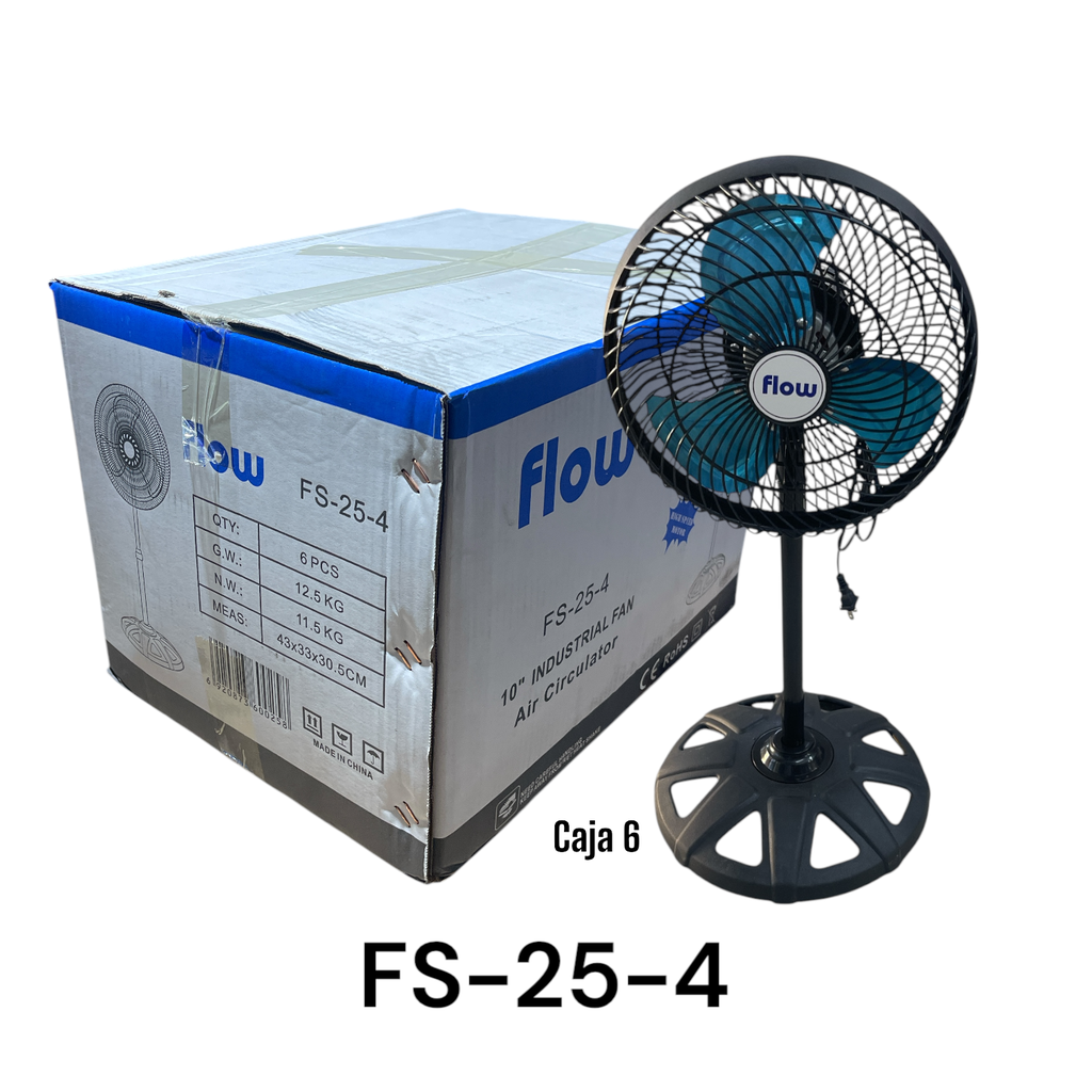 ABANICO PLASTICO 10" ASPA METAL FLOW