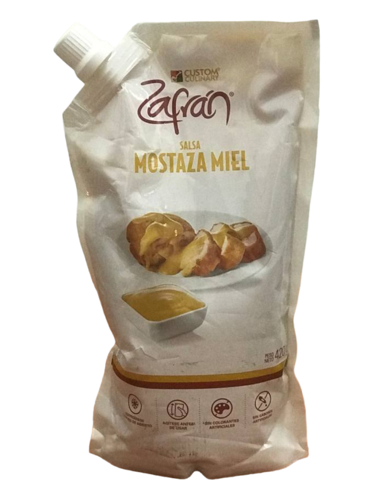 ADEREZO MOSTAZA MIEL ZAFRAN 420g/12u