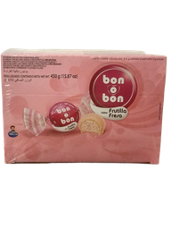 [9422] CHOCOLATE BON O BON FRESA 450g 12/30u