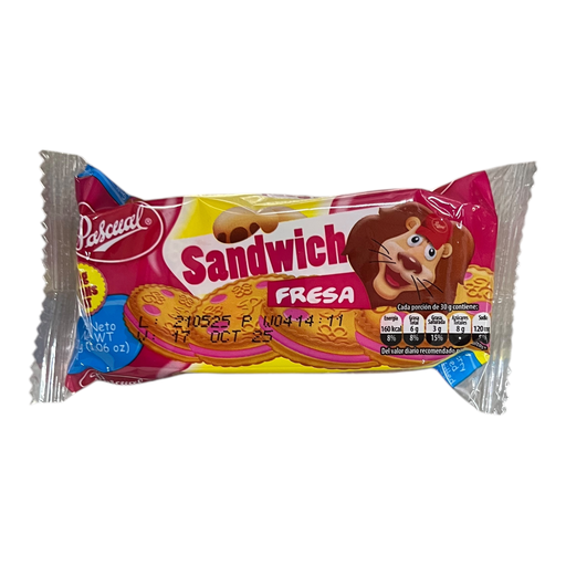 GALLETA PASCUAL FRESA 30g UNIDAD