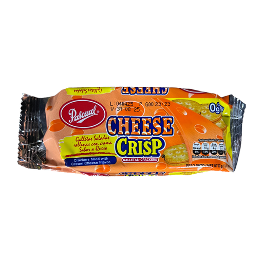 GALLETA PASCUAL CHEESE CRISP AMARILLO 37g UND