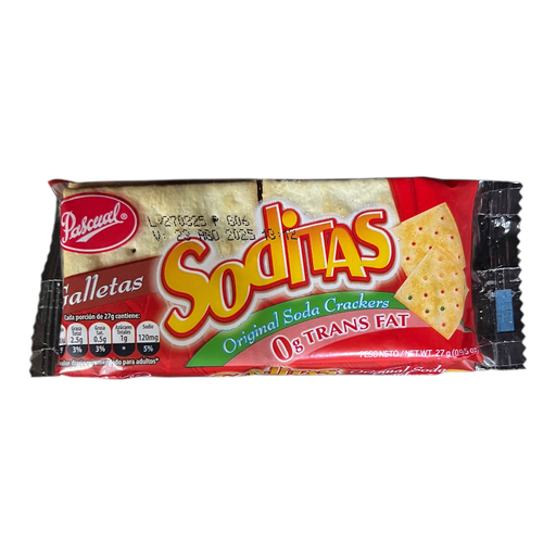 GALLETA PASCUAL SODITA 27g UNIDAD