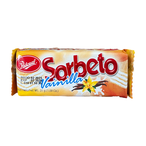 Galleta PASCUAL Sorbeto Vainilla 31g UND