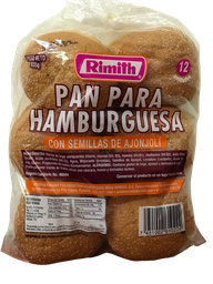 [30412] PAN HAMBURGUESA RIMITH  935g/12