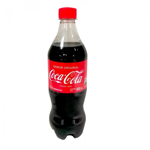 [9022] SODA COCA COLA PLASTICO 600ML /12UND