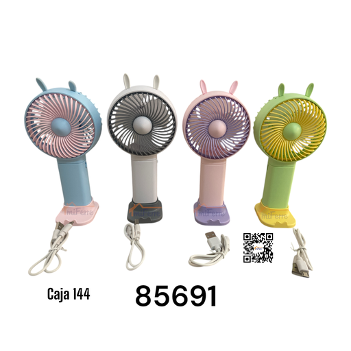 [85691] Abanico Mini Portatil Recargable YM88153