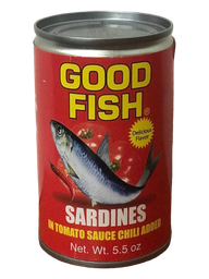 [GFCP] SARDINA GOOD FISH EN SALSA DE TOMATE PICANTE 5.5oz/50