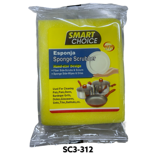 [SC3-312 S] BRILLO DE ESPONJA SMART CHOICE