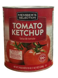 [189923] KETCHUP TOMATO MEMBER'S SELECTION LATA 115oz /6un