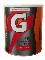 [A4-34036] GATORADE EN POLVO DE FRUITPUNCH RINDE 6 GALONES