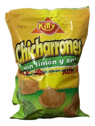 2-PACK DE CHICHARRONES CON LIMON Y SAL KITTY 60g/10