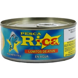 [0288] ATUN LOMOS EN AGUA PESCA RICA 170g