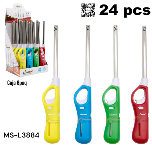 [MS-L3884] ENCENDEDOR ESTUFA 24pza LUMEN