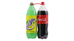 [9155] 2-PACK 2.5LT COCA COLA + FRESCA /3