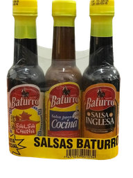 [01355] 3-PACK SALSAS BATURRO 5.5oz/16