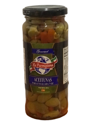 [11872] ACEITUNAS PARMIGIANA PARA ENSALADA 7oz/350g